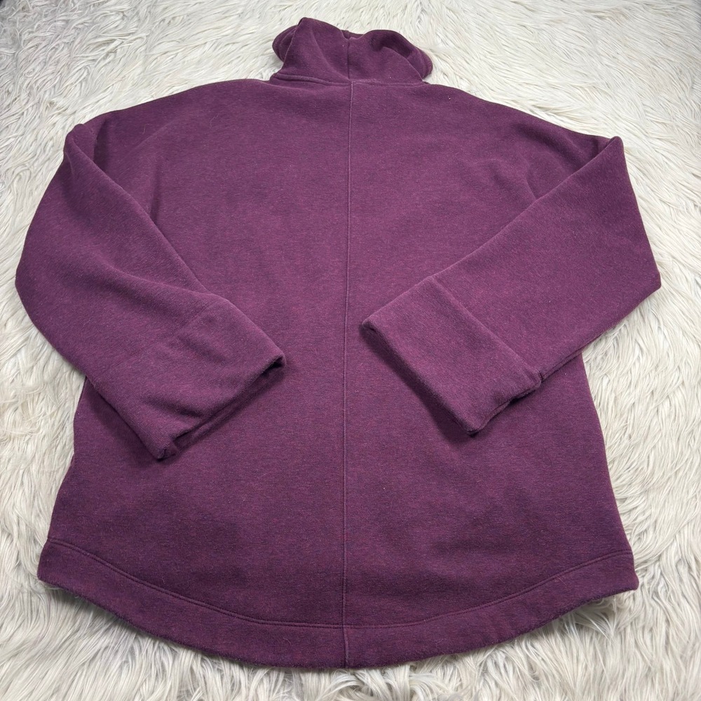 Athleta Women's XS Burgundy Cozy Karma Funnel Neck Sweatshirt Cabincore Winter - Picture 6 of 6